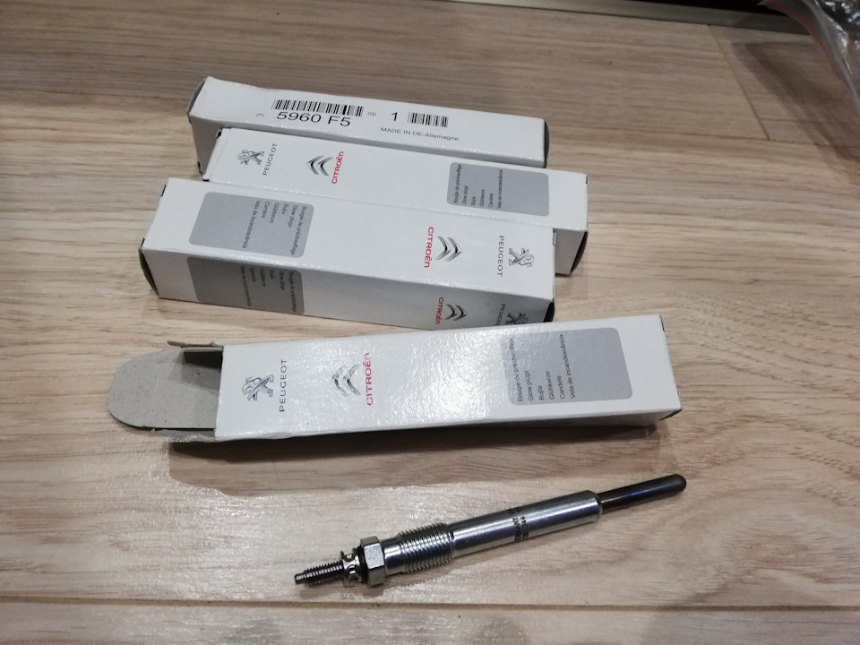 Замена свечей накаливания или какой у них ресурс? — Peugeot 406, 2 л ...