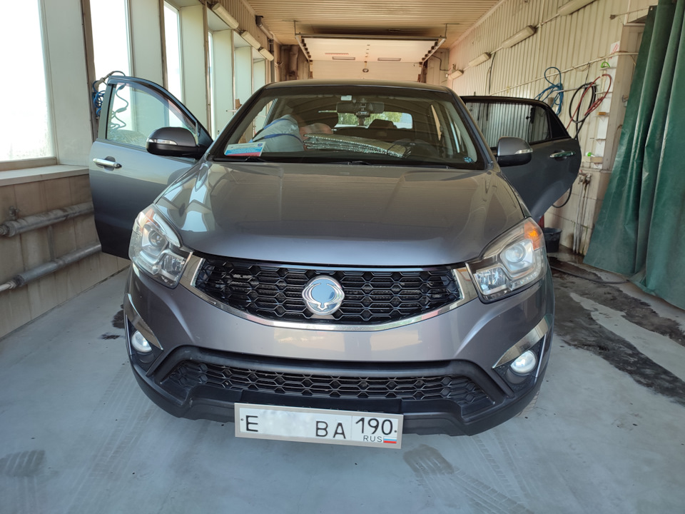 Установил чехлы на сиденья — SsangYong Actyon (2G), 2 л, 2013 года ...