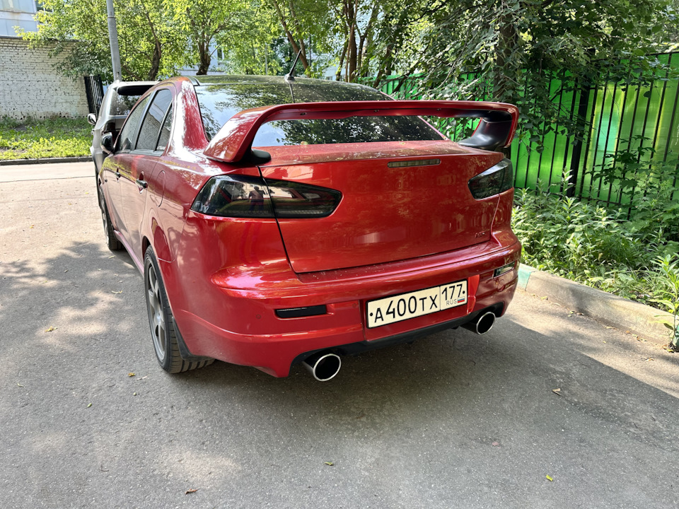 Задний бампер РА — Mitsubishi Lancer X, 2,4 л, 2012 года | кузовной ...