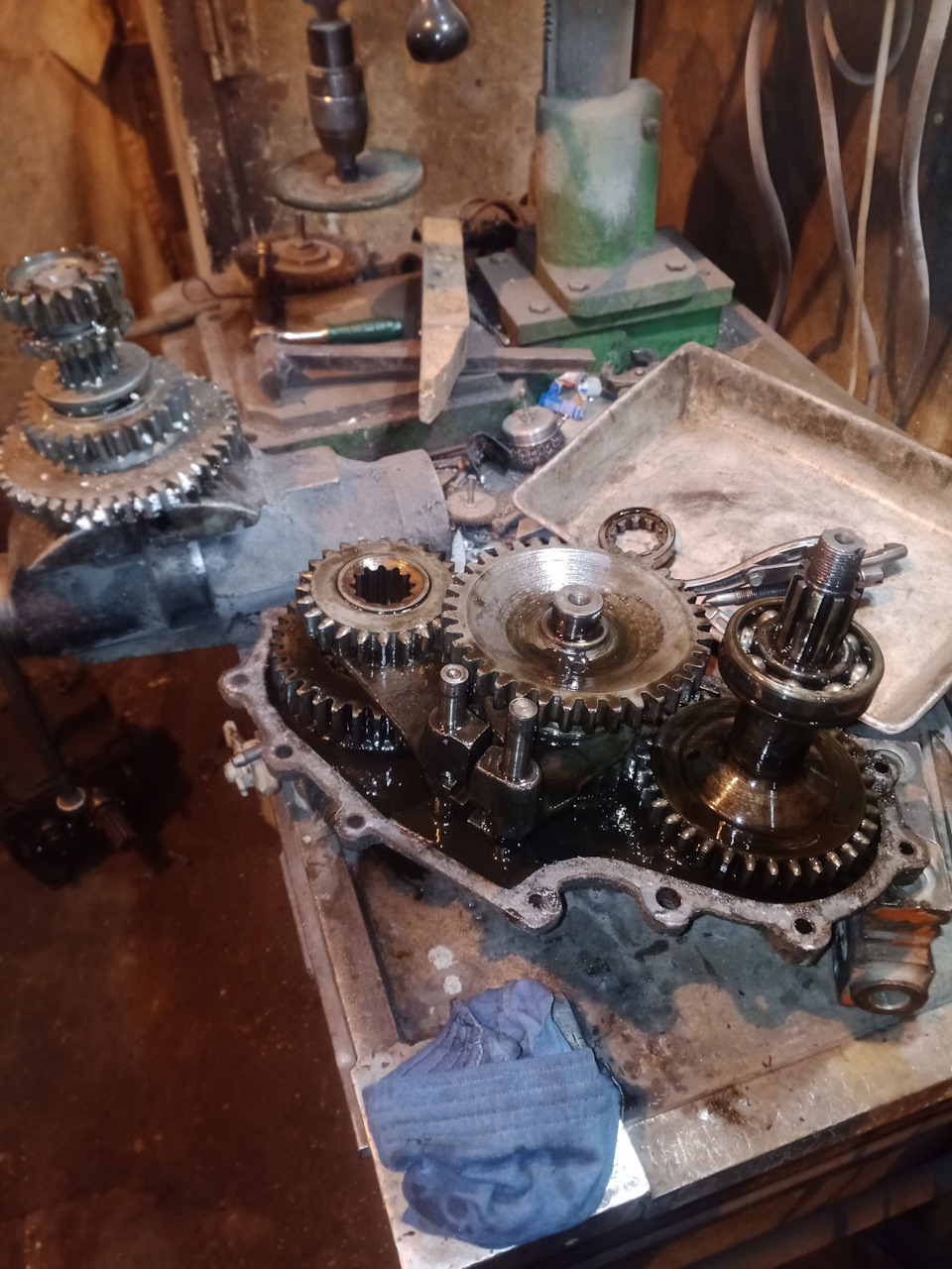 Понижение 3.3 в раздатку и самоблок на морду — ГАЗ 69A, 2,5 л, 1961 ...