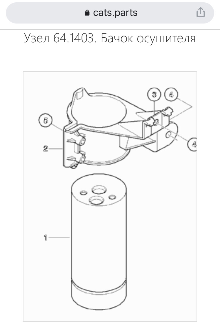Cats parts запчасти