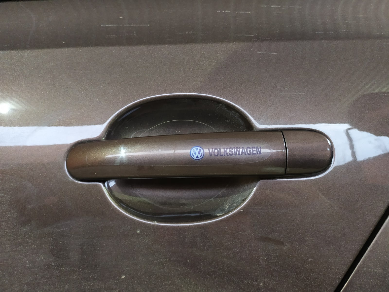 Наклейки на ручки дверей №6 — Volkswagen Jetta VI, 1,6 л, 2021 года ...