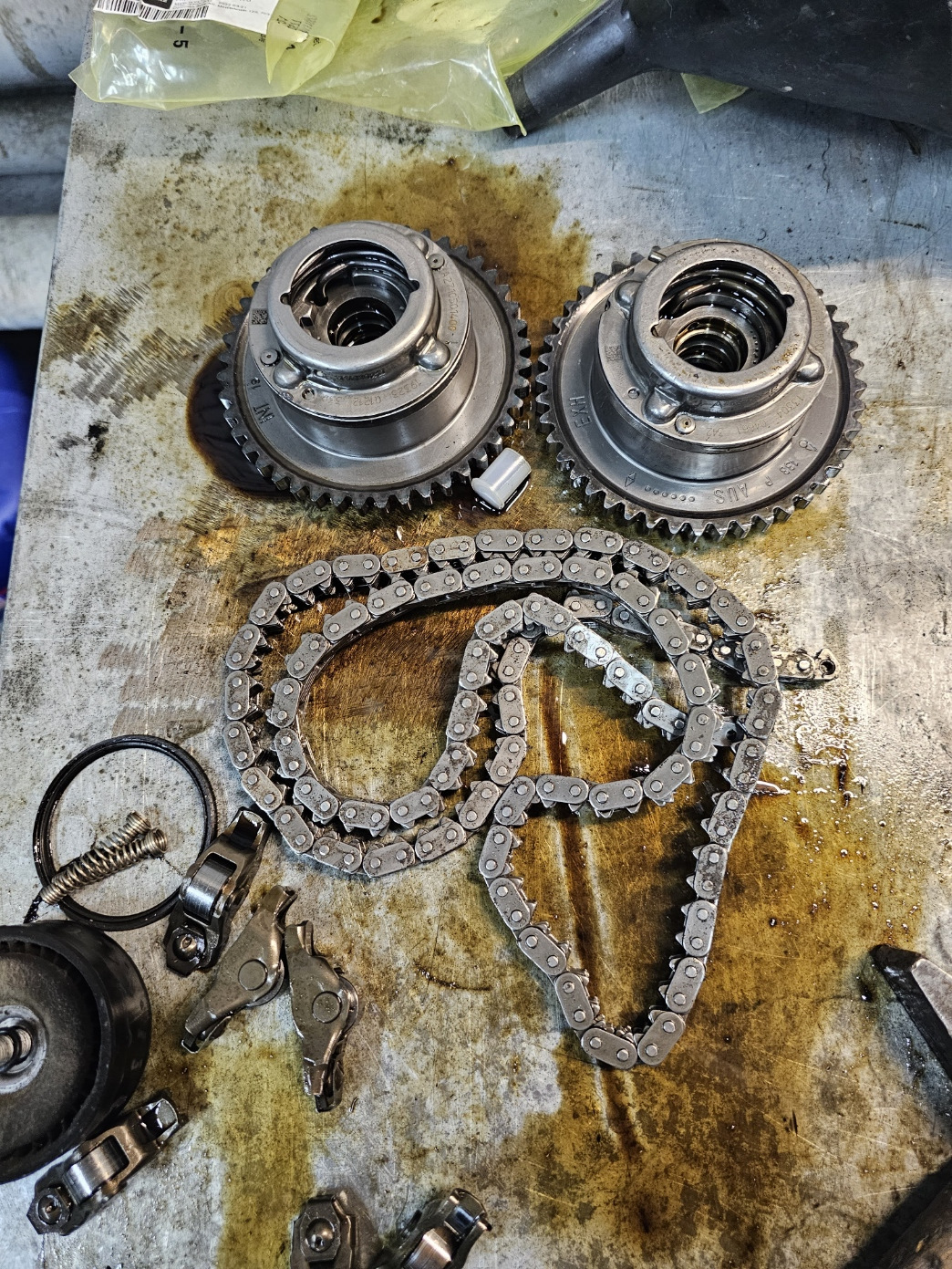 Замена цепи ГРМ на моторе М271 — Liberum-auto на DRIVE2