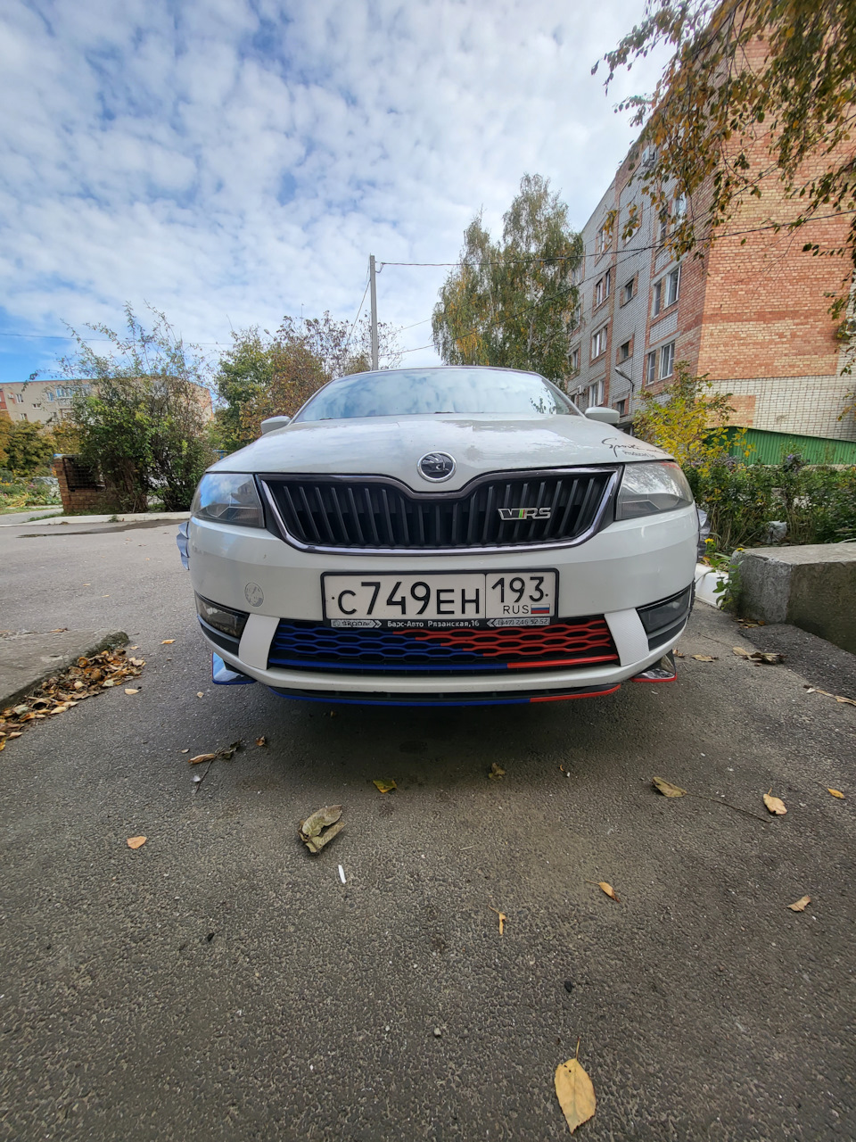 Накладки VRS от Шкода а7 на рапид — Skoda Rapid (1G), 1,6 л, 2017 года |  тюнинг | DRIVE2