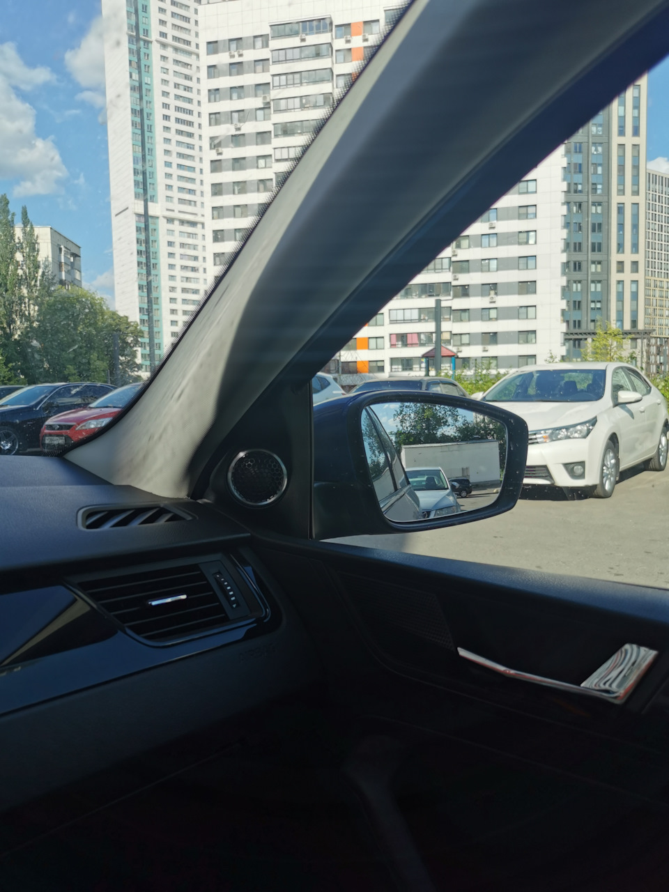 ВЧ Best Balance A25T в уголки зеркал — Skoda Rapid (1G), 1,6 л, 2018 ...