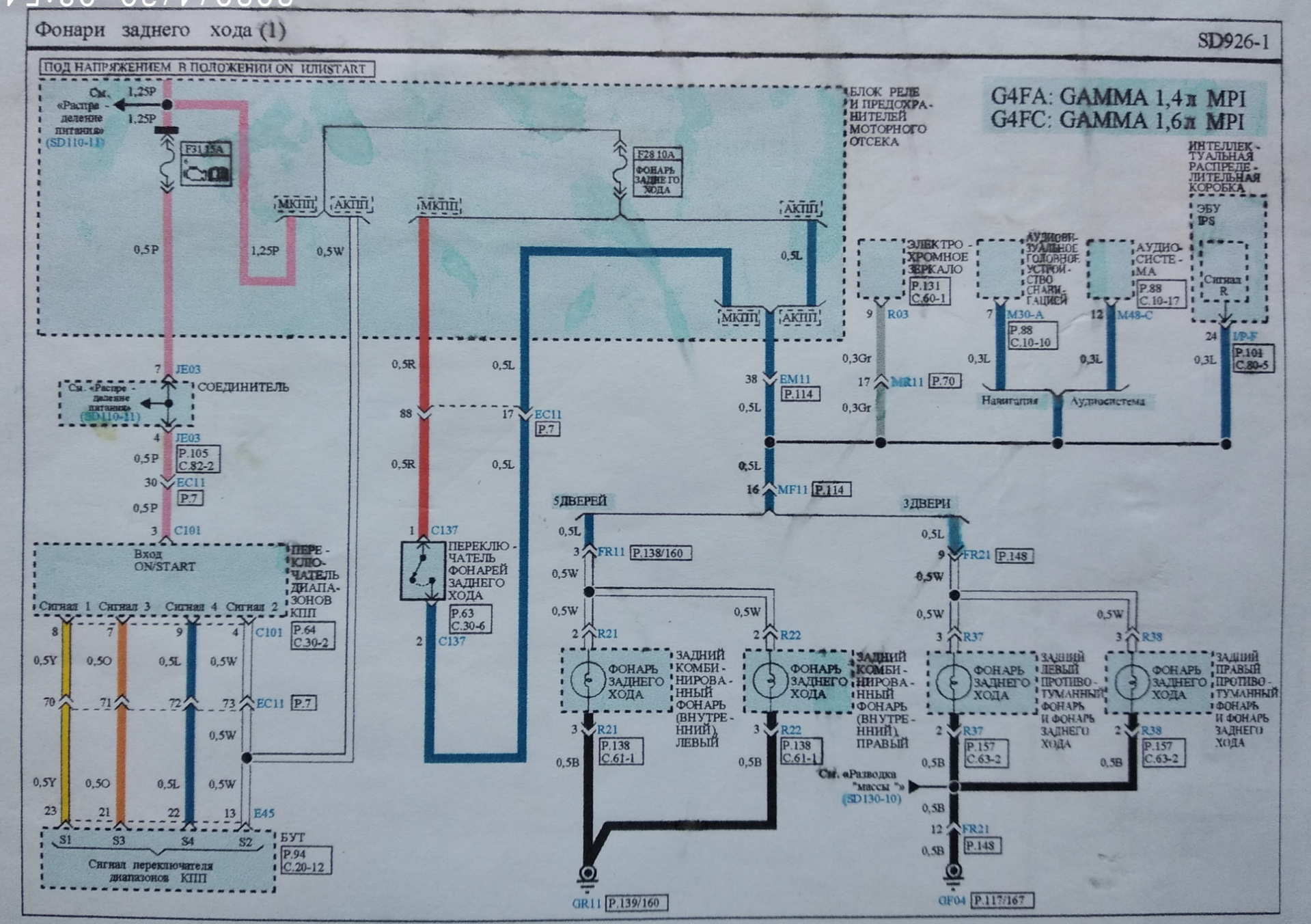 Схема заднего хода. Kia Optima схема фонарей заднего хода. Схема проводки задних фонарей Киа СИД. Схема задних фонарей Kia Ceed JD. Схема аудио проводки Киа СИД 2014.