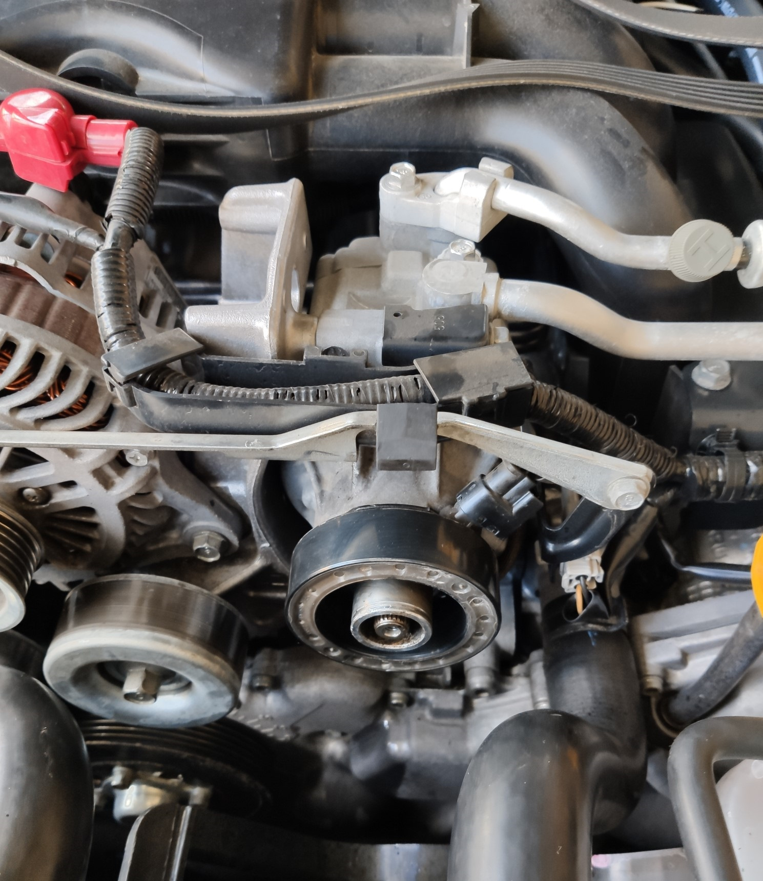 47. Подшипник муфты компрессора кондиционера — Subaru Outback (BP), 3 л ...