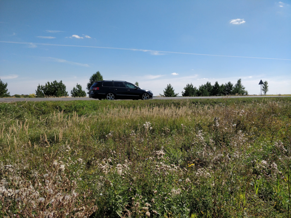 Передние пружины + опорные — Volkswagen Passat Variant (B6), 2 л, 2006 ...