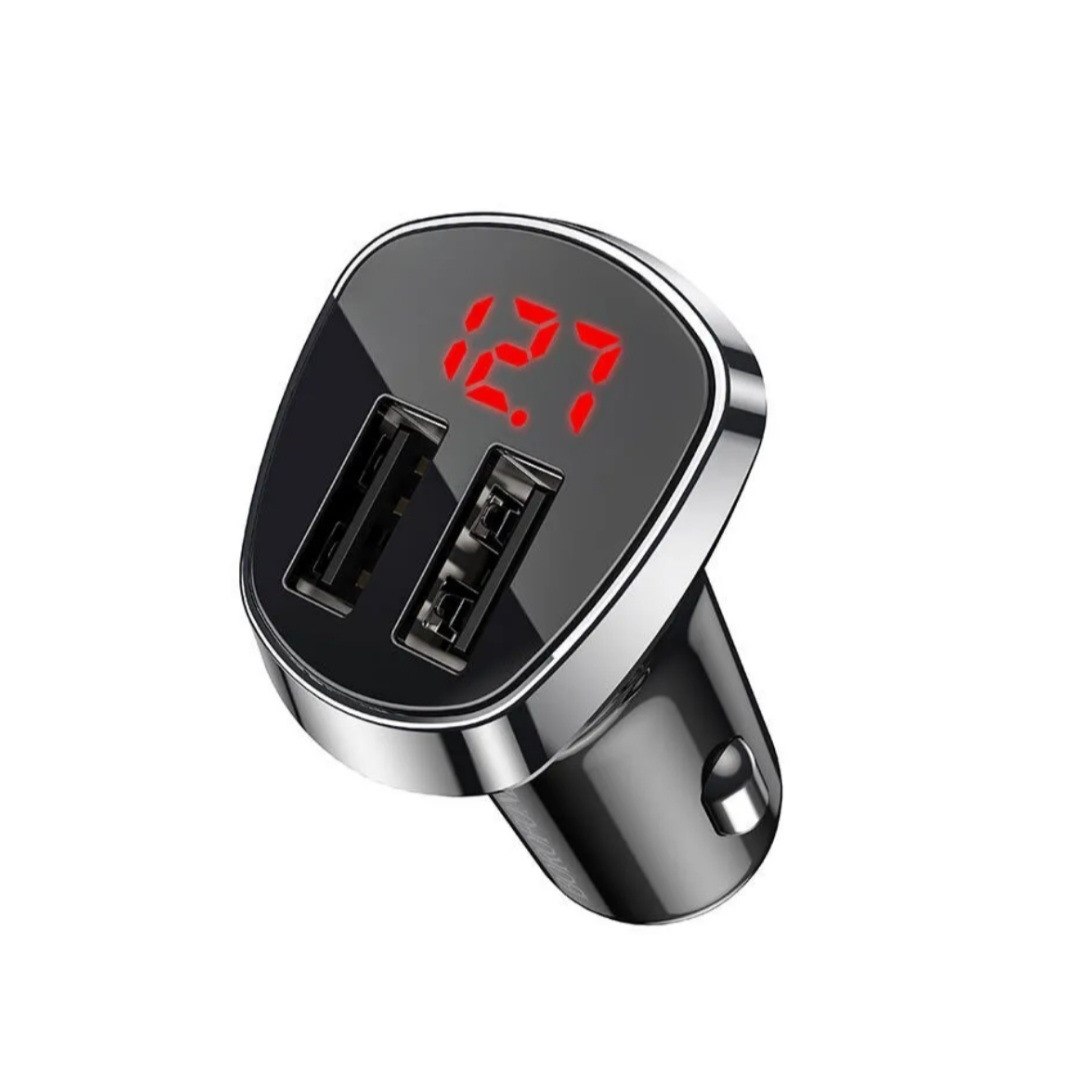 USB зарядка с вольтметром borofone — Volkswagen Tiguan (1G), 2 л, 2010 ...