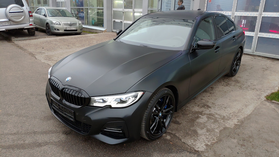 BMW g30 пленка серая