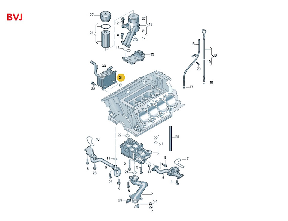 Течь из под Маслоохладителя. — Audi A8 (D3), 4,2 л, 2008 года | визит ...