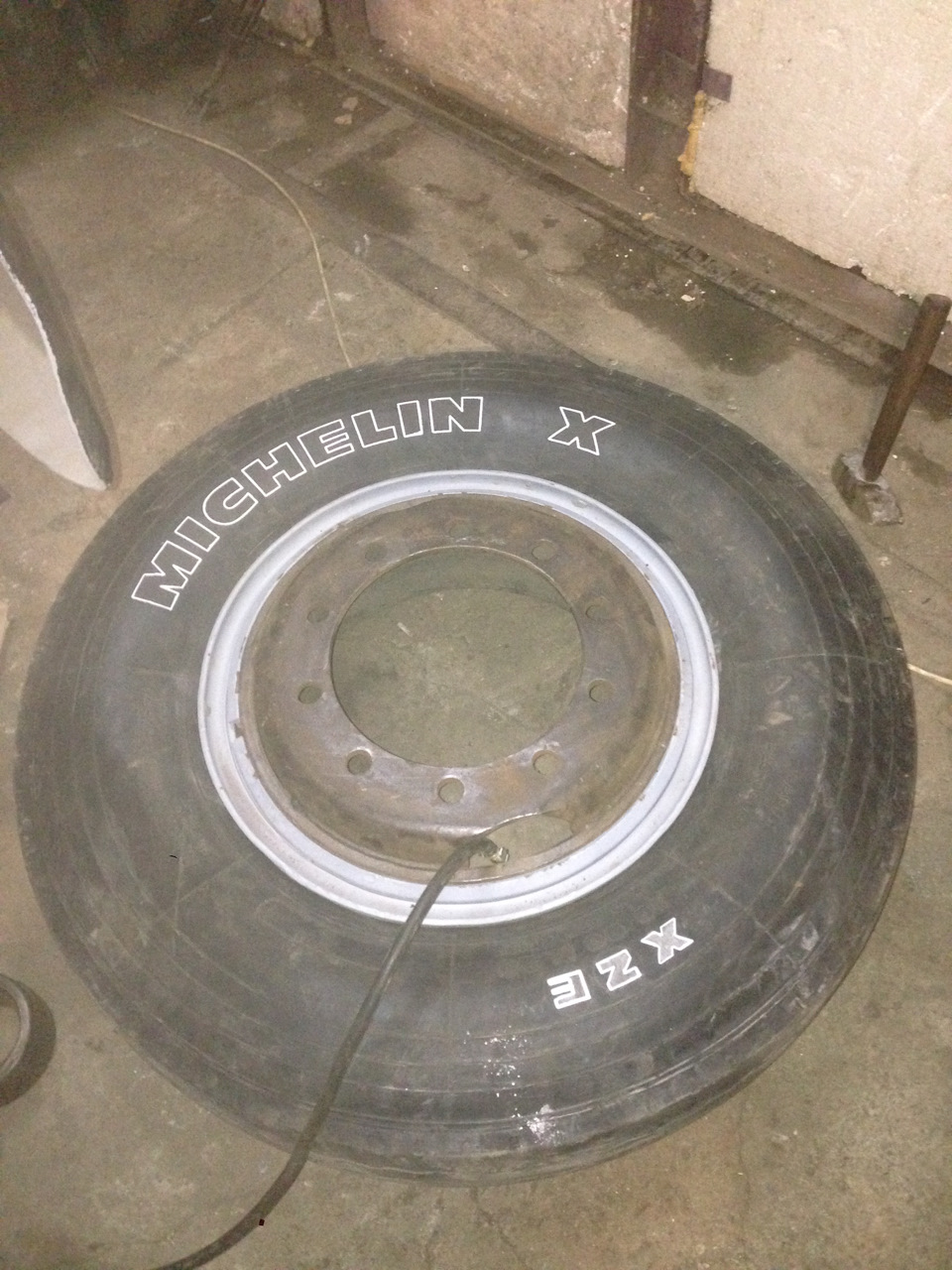 Обул на евро диски — КАМАЗ Золотарь