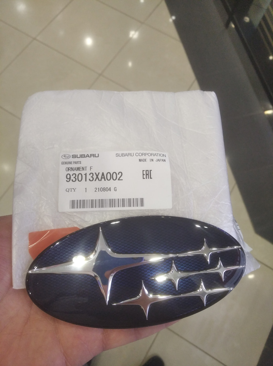 Эмблема — Subaru Tribeca B9, 3 л, 2006 года | запчасти | DRIVE2