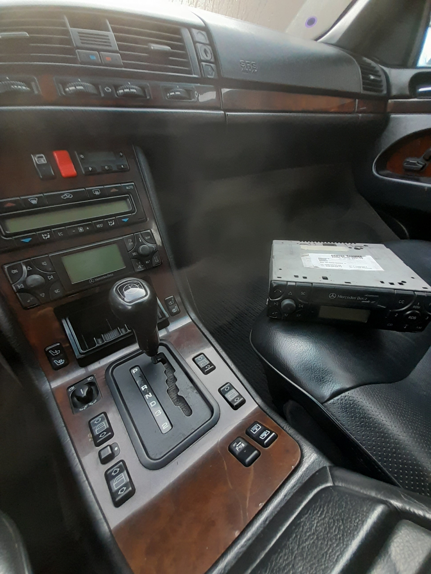 Новая магнитола — Mercedes-Benz S-Class (W140), 3,5 л, 1996 года ...