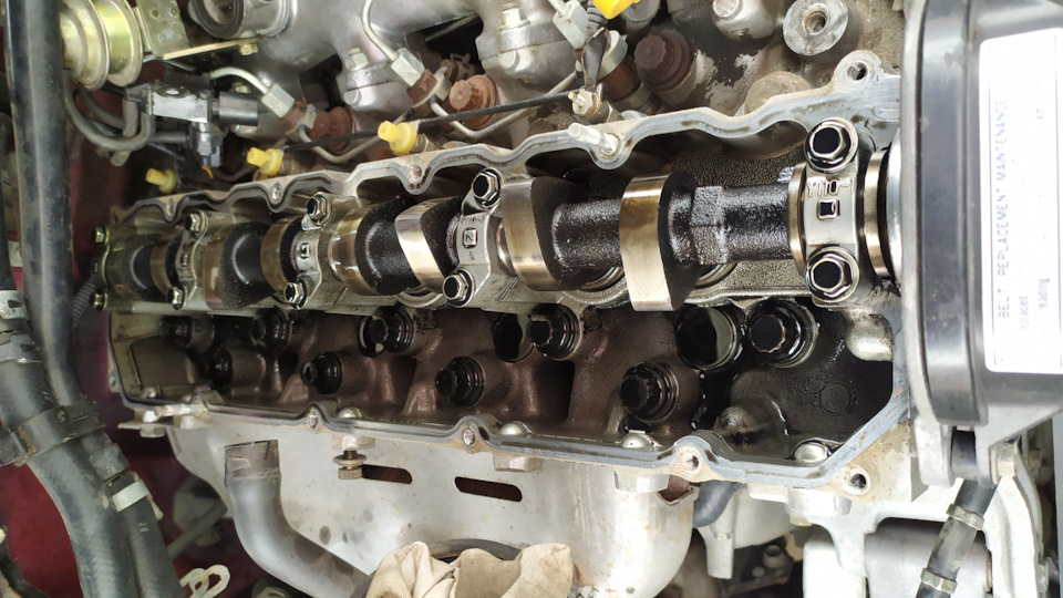 Зазоры в клапанах и дроссель и крышка клапанов. — Toyota Hilux Surf (2G ...