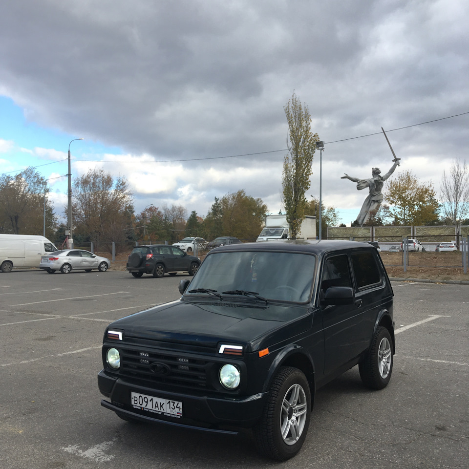 Волгоград.Зима.Нива. — Lada 4x4 3D, 1,7 л, 2014 года | аксессуары | DRIVE2