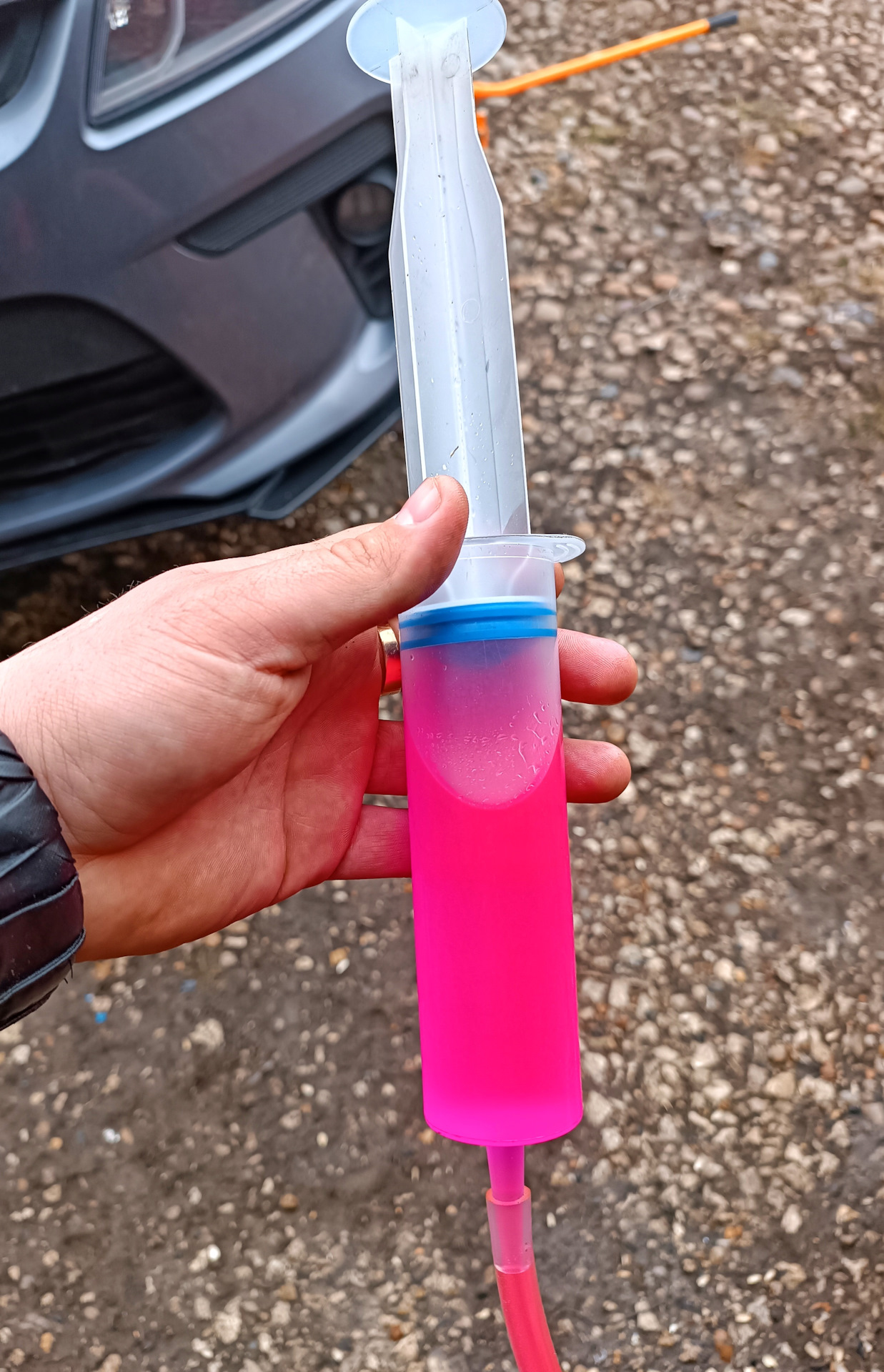 Замена антифриза 👨‍🔧 Coolstream A-110 🔴 — KIA Rio (4G), 1,6 л, 2019 ...