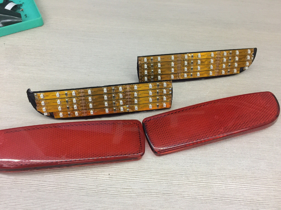 Установка светодиодных задних фонарей и катафотов, ремонт стоп-сигнала ...