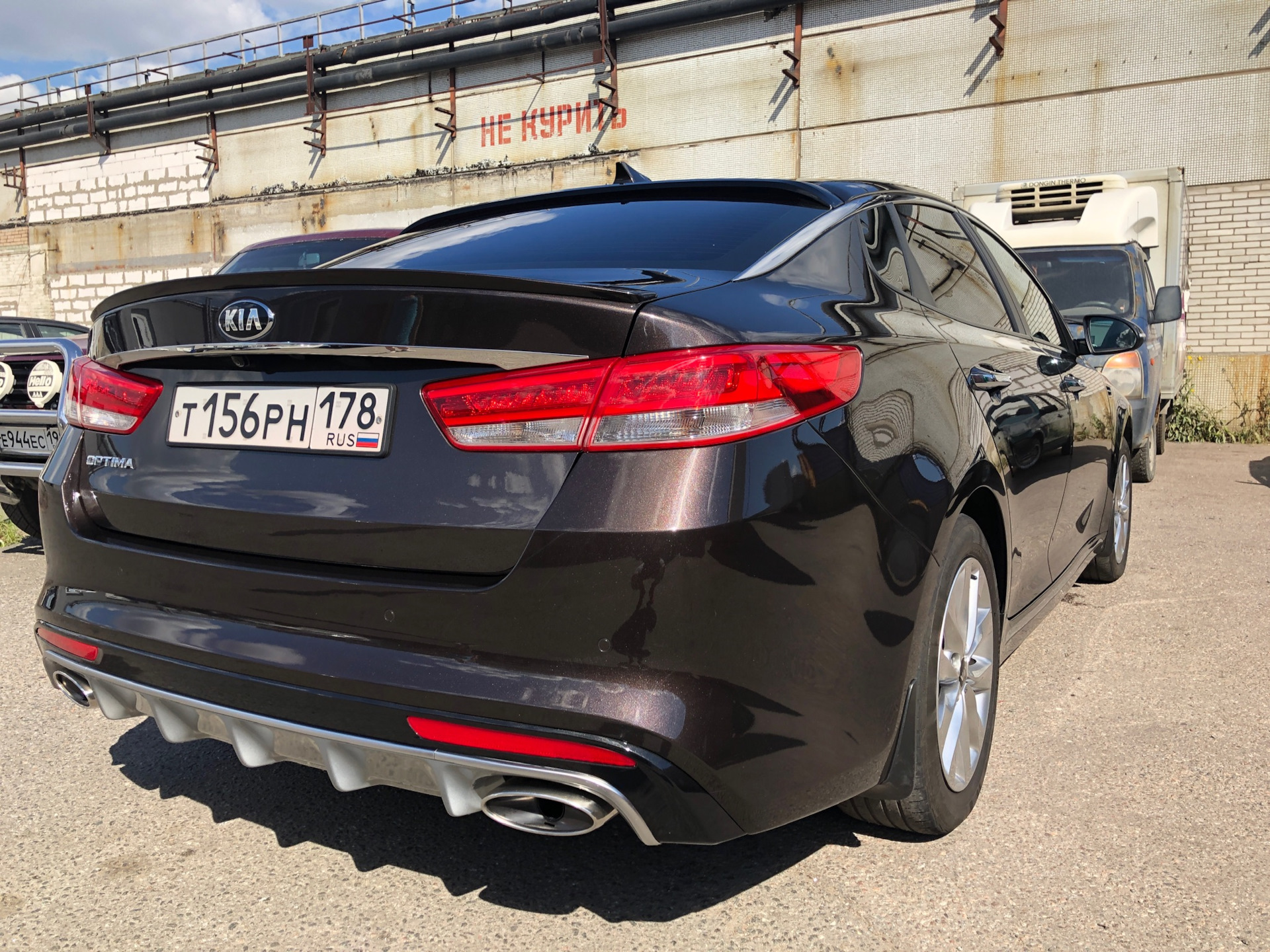 Продолжение Диффузор — KIA Optima (4G), 2,4 л, 2016 года | тюнинг | DRIVE2