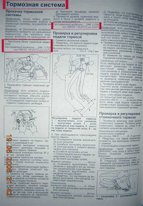 Схема прокачки тормозов правый руль с абс