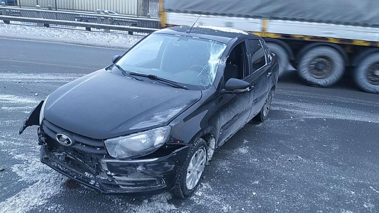 Автомобиль в тотал, ну вот и все) — Lada Гранта (2G) FL, 1,6 л, 2019 года |  ДТП | DRIVE2