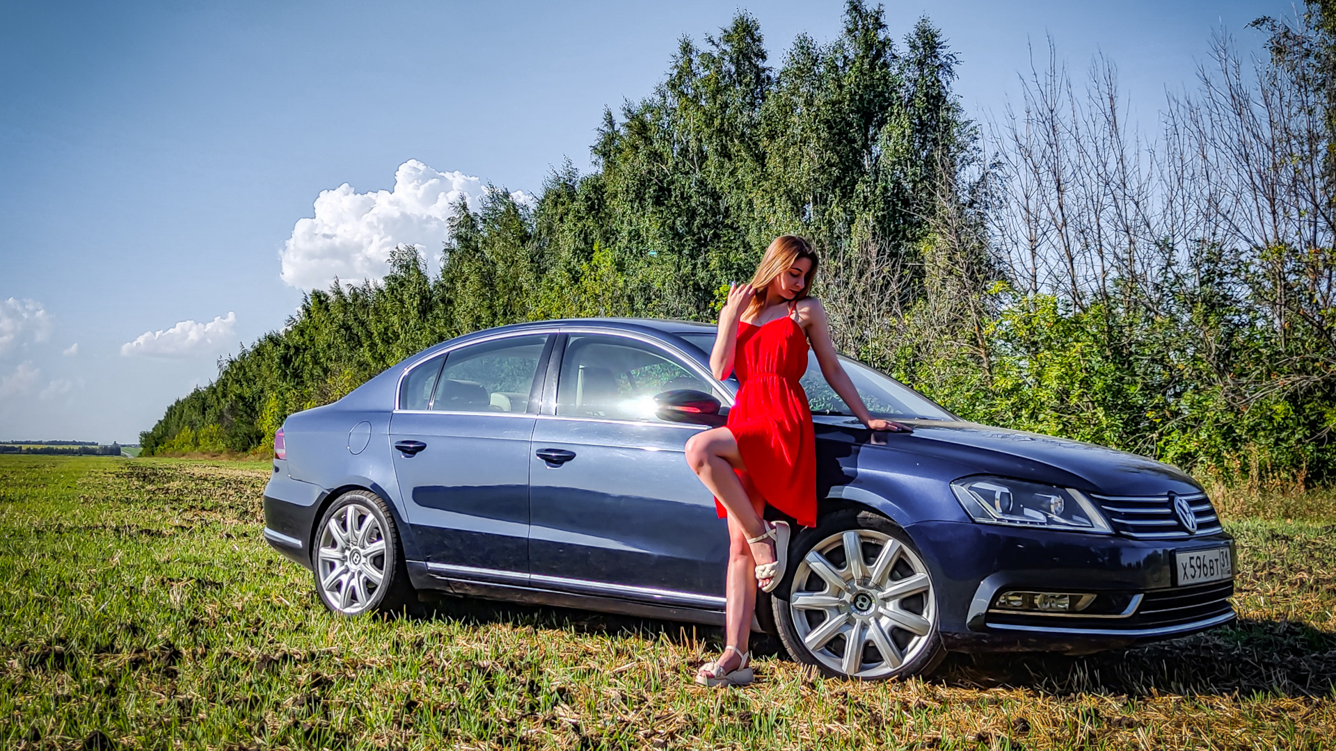 Volkswagen Passat B7 1.8 бензиновый 2013 | Night Blue на DRIVE2