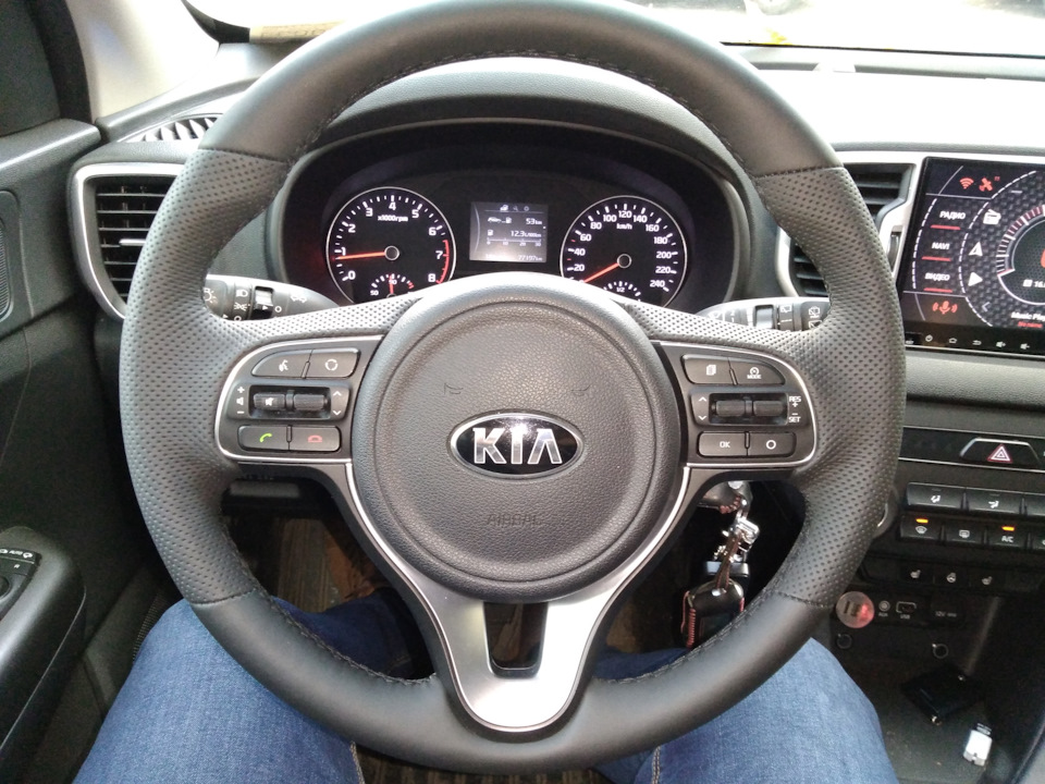 Перетяжка руля kia sportage 4