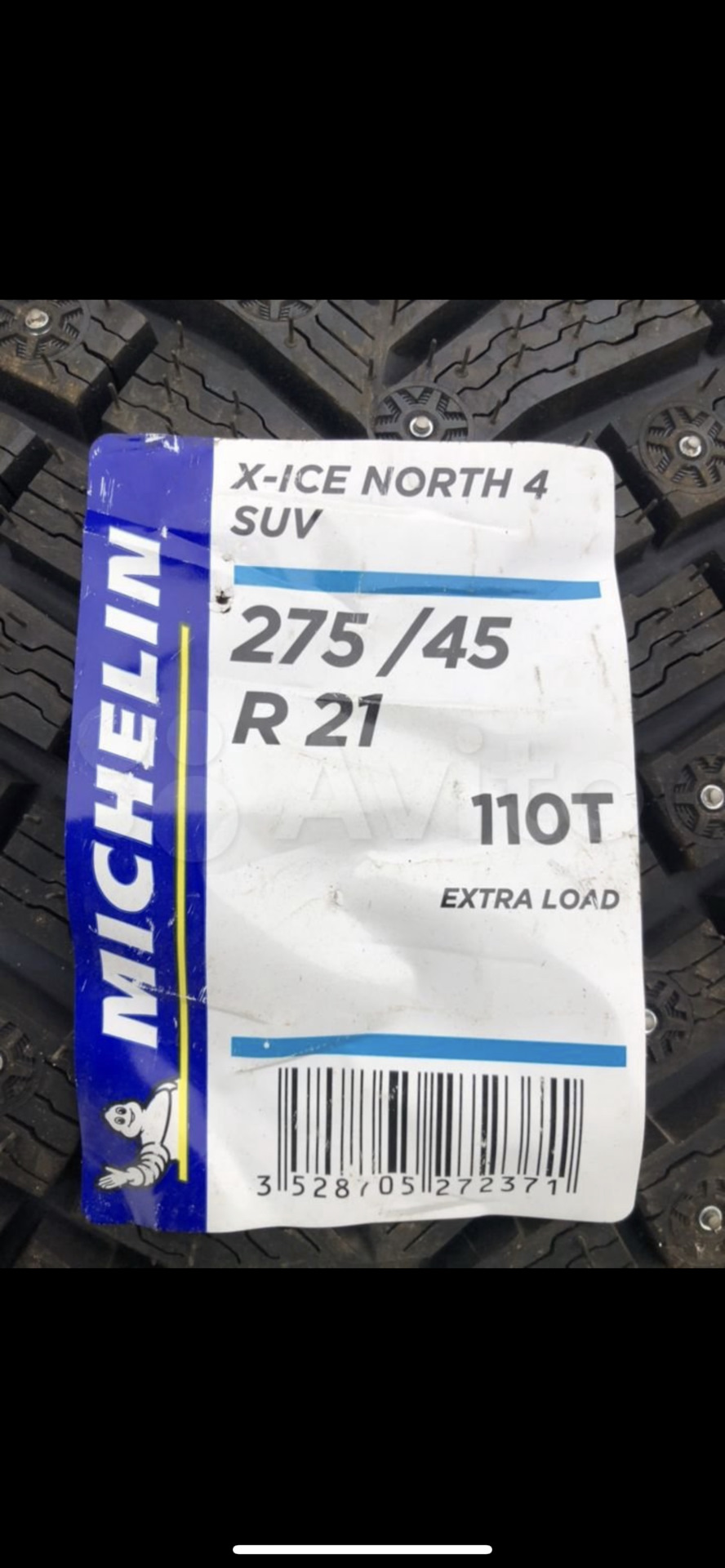 Ауди Q7 зимняя резина Мишлен x ice north 4 275-45-21 — Audi Q7 (2G), 3 ...