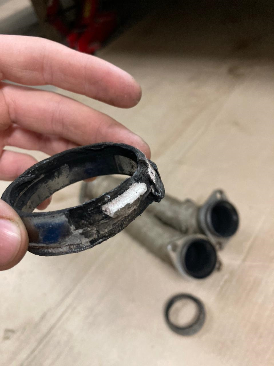 Прогар кольца выпускного коллектора Ta-Technix — Volkswagen Golf GTI ...