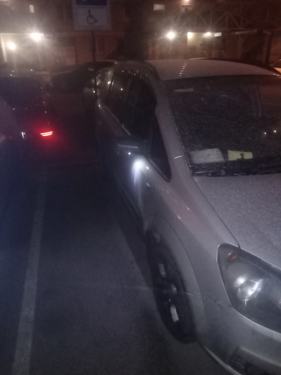 Подсветка зеркал Зафира Б — Opel Zafira B, 1,8 л, 2006 года | своими ...