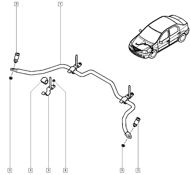 Стабилизатор от логана в сандеро — Renault Sandero 1G, 1,6 л, 2012 года ...