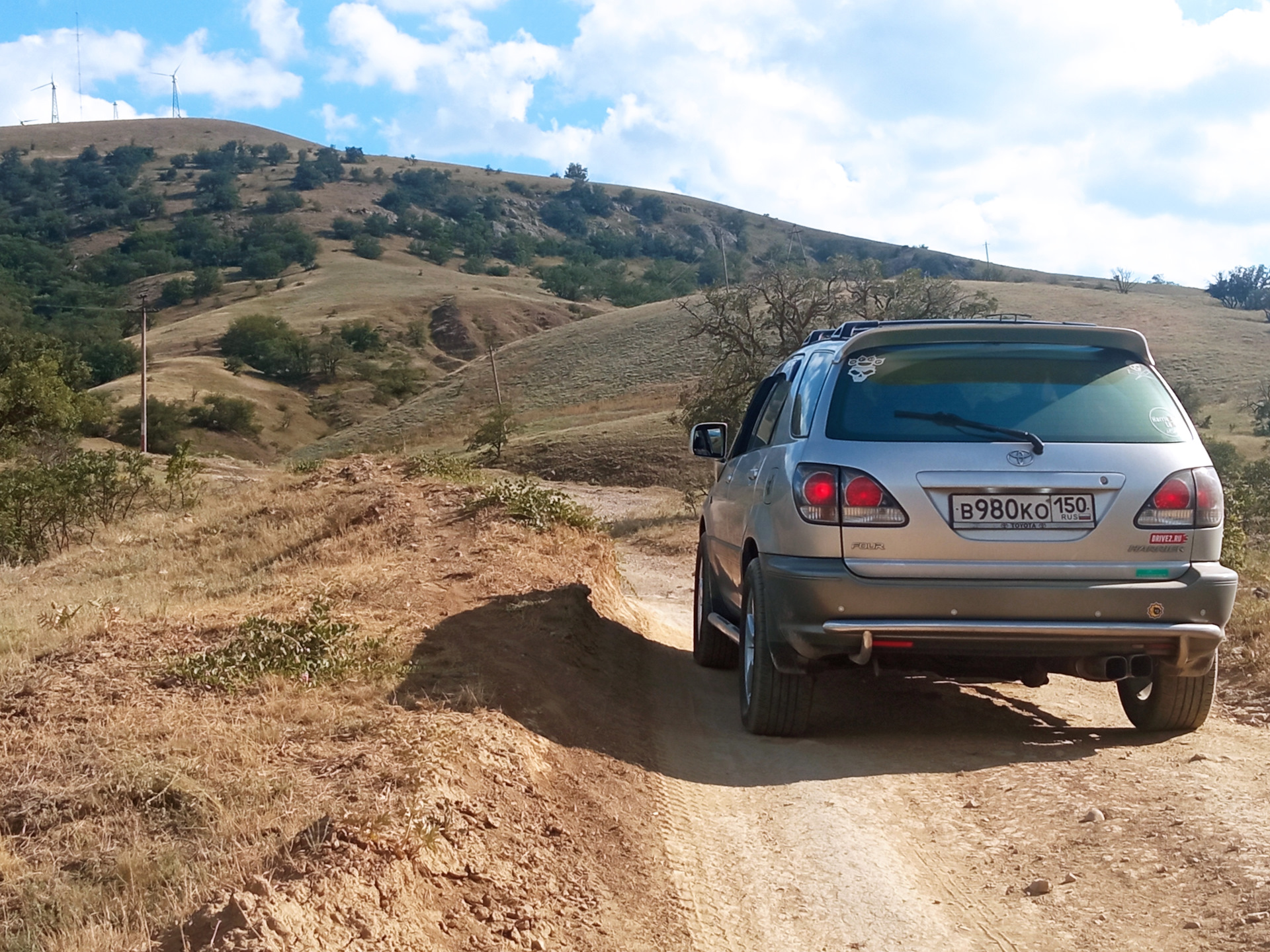 Крым, лето 2022. (1) Дорога туда и мыс Меганом. — Toyota Harrier (1G), 2,4  л, 2001 года | путешествие | DRIVE2