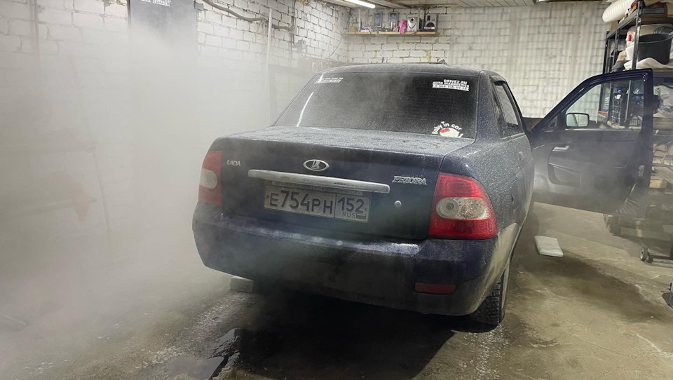 Попкорн на восьмиклапанной Лада Приора с Е-газ эбу М74 — DRIVE2