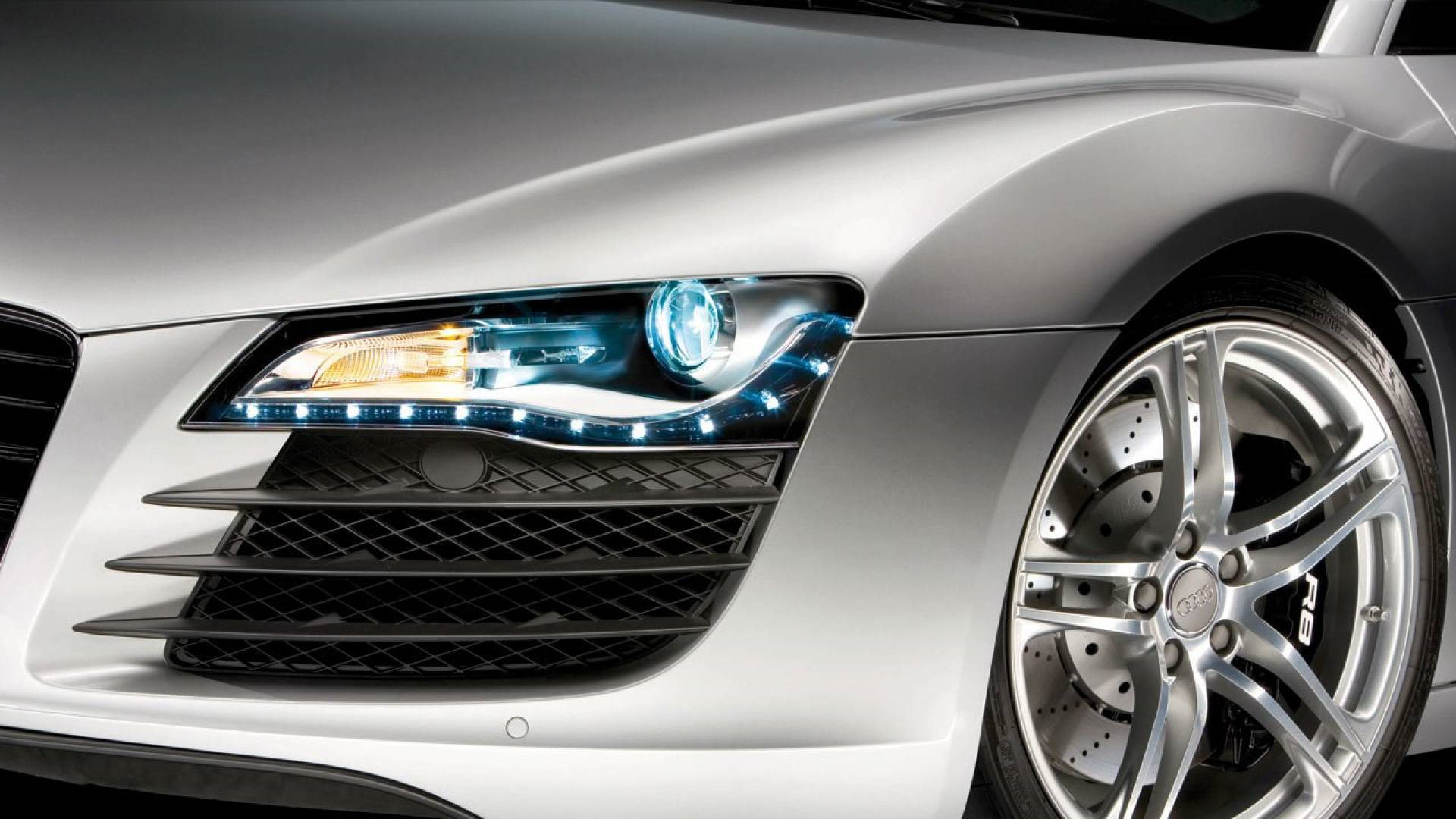 Cars lighting. Audi r8 Headlights. Фары Ауди r8.