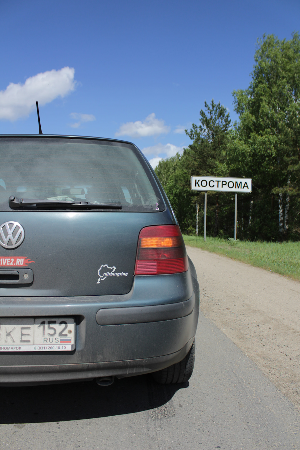 🚩 Кострома. Туда и обратно — Volkswagen Golf Mk4, 1,4 л, 2002 года |  путешествие | DRIVE2