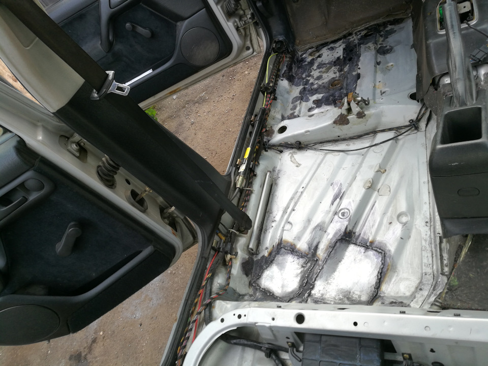 Восстановление пола часть 3 — Volkswagen Vento, 1,8 л, 1996 года ...