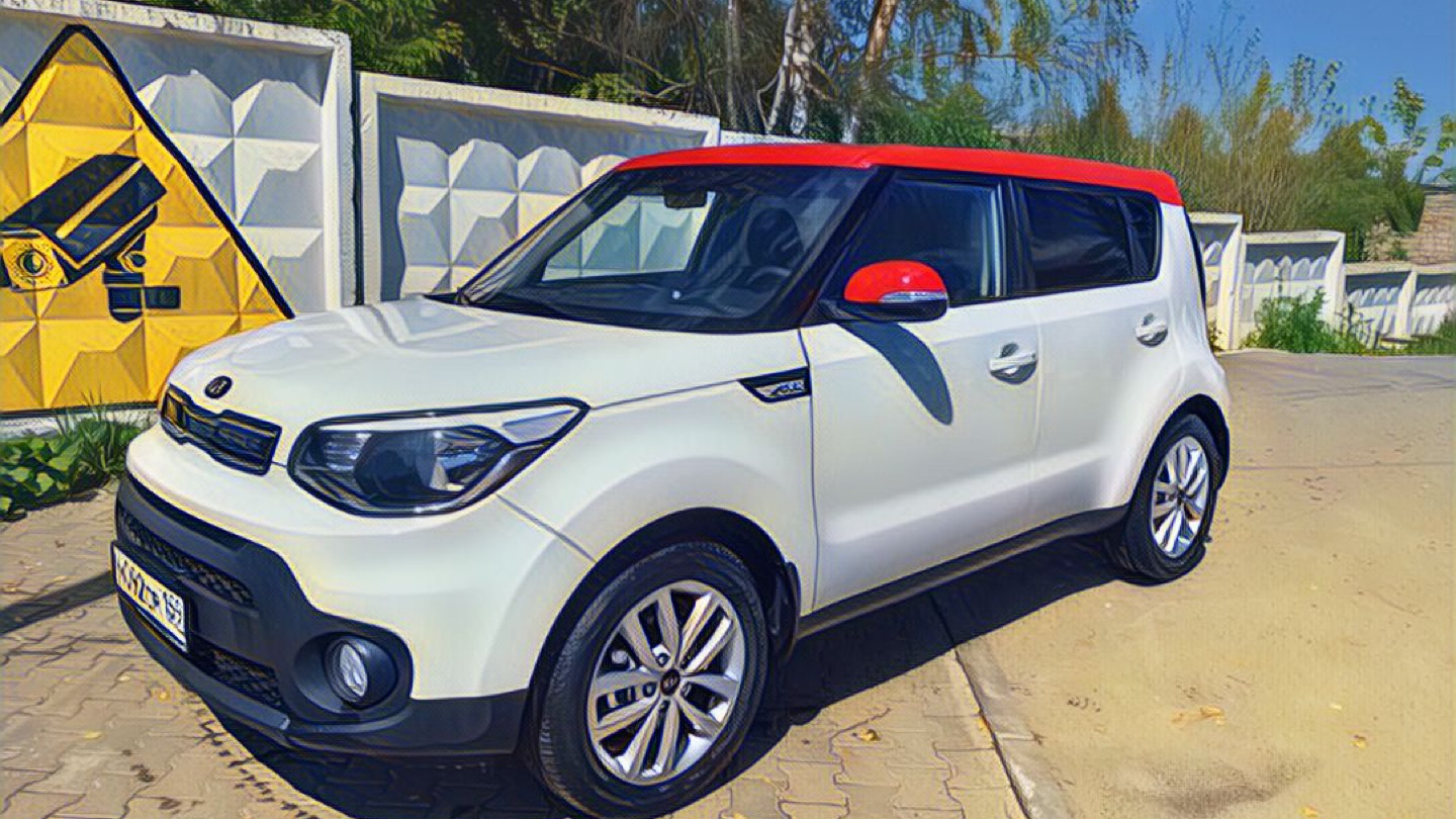 Kia Soul красный 2010