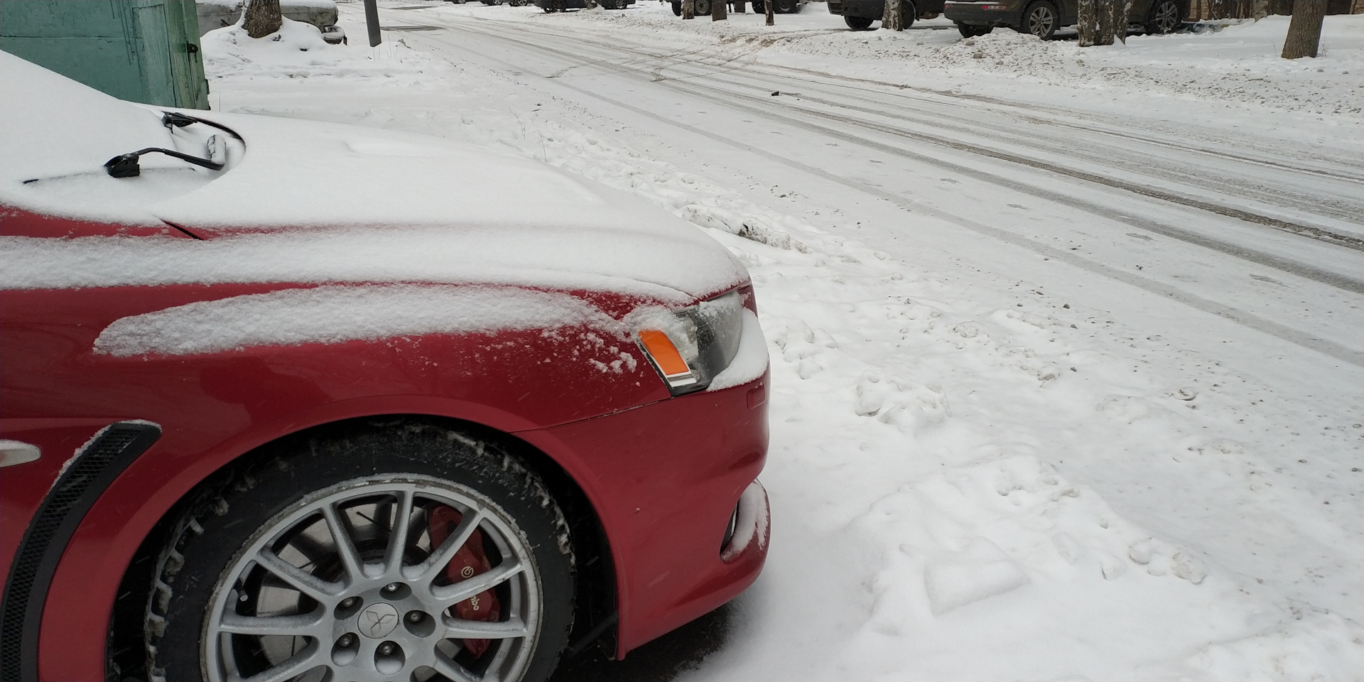 Dmack DMT-Ice WRC. Городская эксплуатация. — Mitsubishi Lancer Evolution X,  2 л, 2008 года | шины | DRIVE2