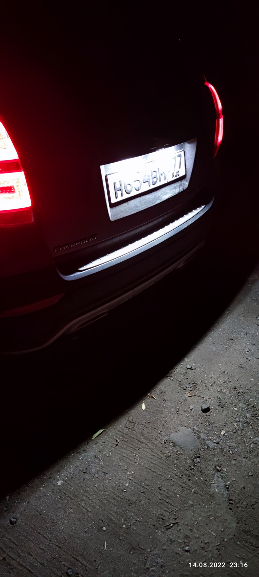 Камера заднего вида + подсветка номера — Chevrolet Captiva (1G), 2,2 л ...