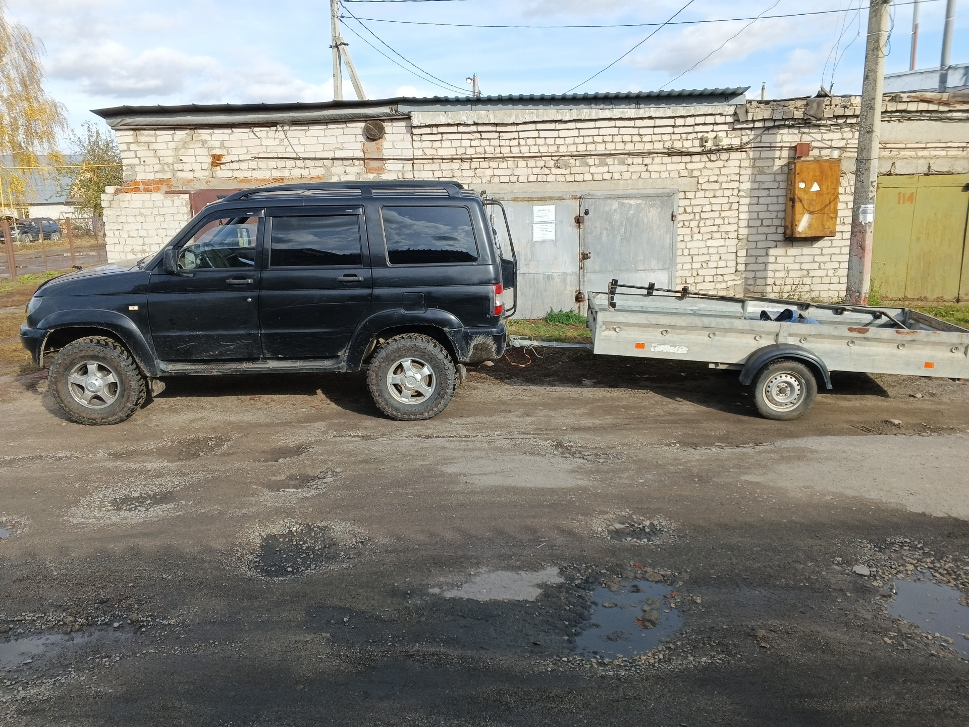 Прикупил прицеп Тонар 86102 — УАЗ Patriot, 2,8 л, 2007 года ...