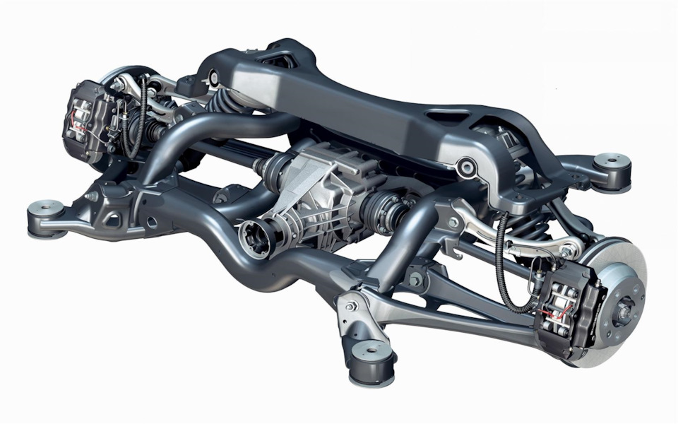 3. Схема задней подвески — Volkswagen Touareg (2G)