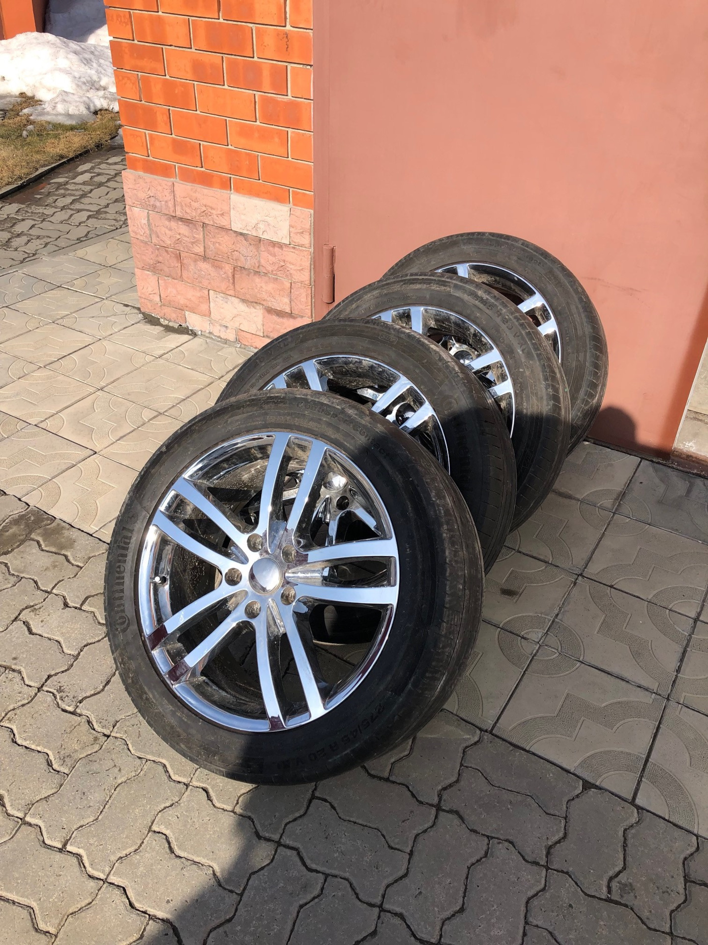 Диски хром на Лето R20 — Porsche Cayenne (2G) 958, 3 л, 2011 года ...