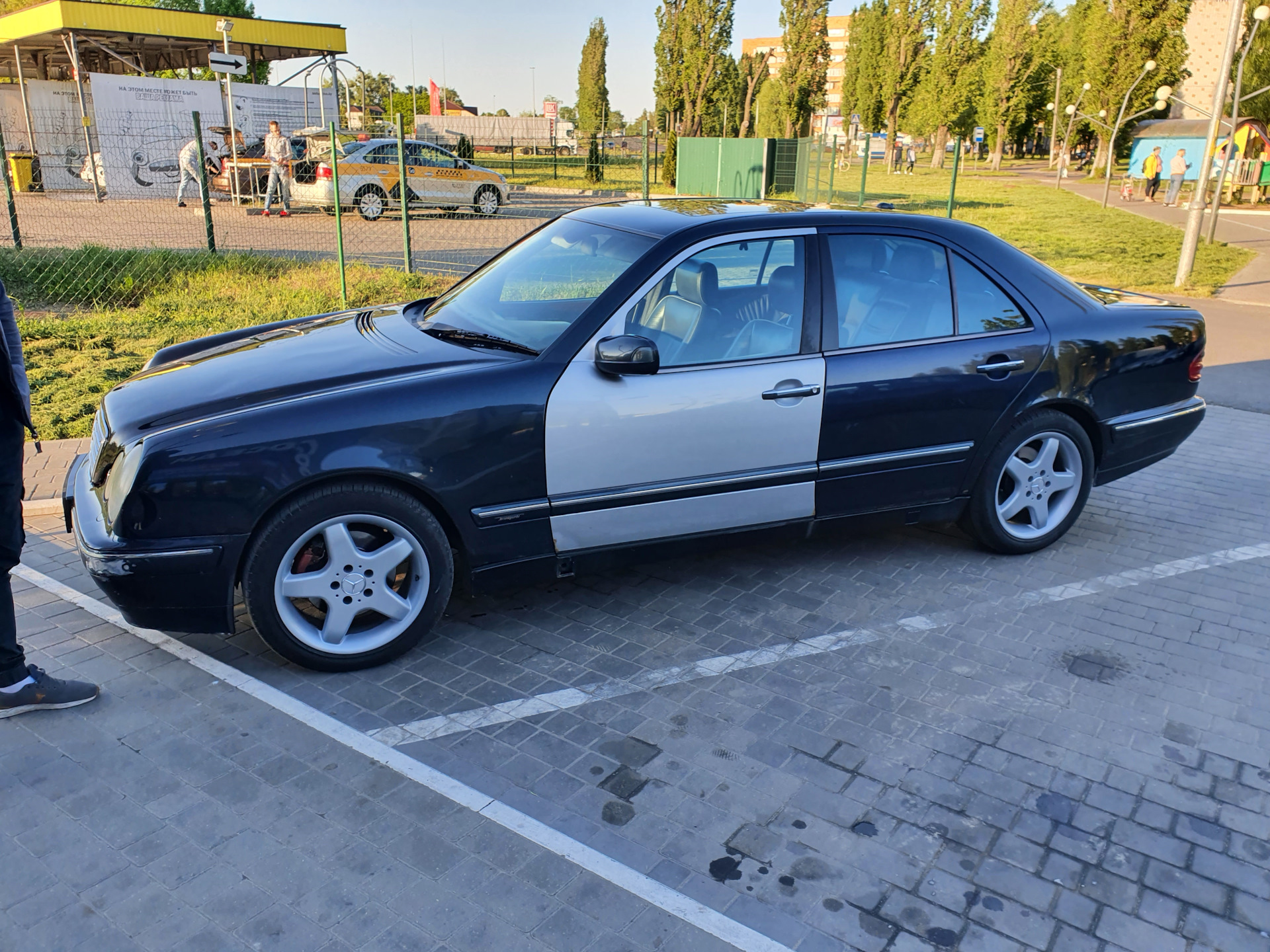 Подготовка к ремонту кузова. — Mercedes-Benz E-class (W210), 3,2 л, 1999  года | кузовной ремонт | DRIVE2