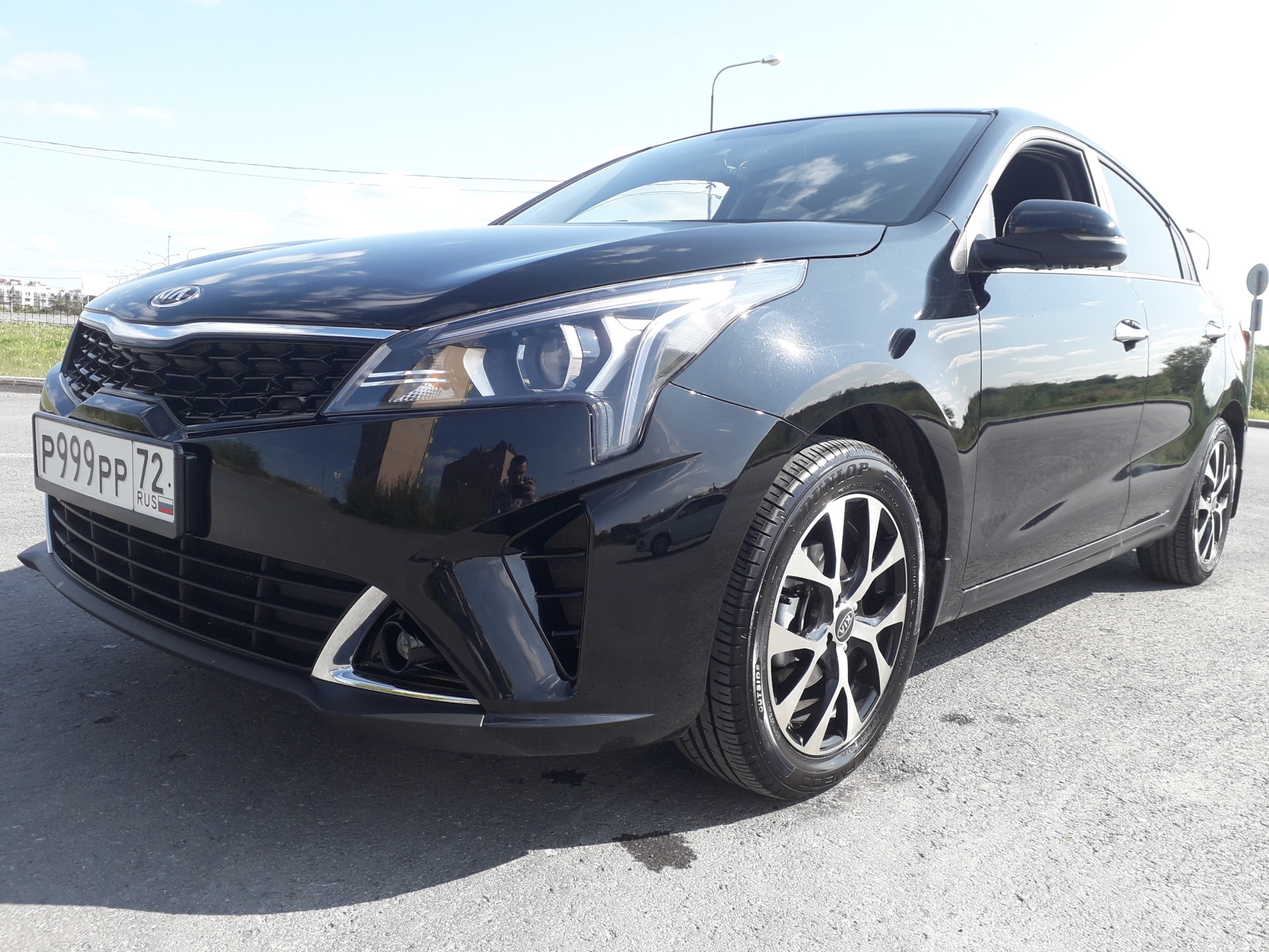 После мойки машина расправляет крылья и оживает:) — KIA Rio (4G), 1,6 л ...