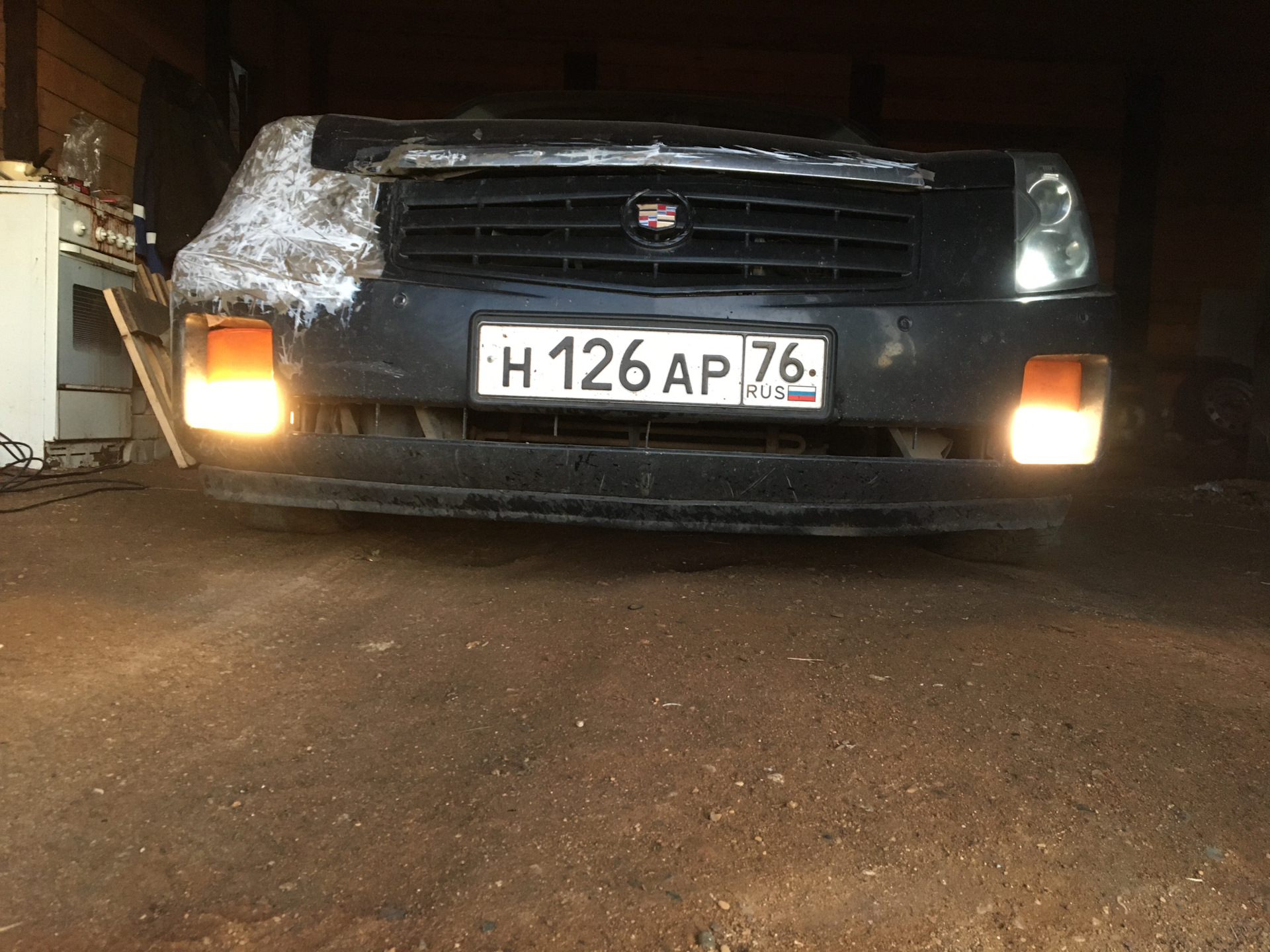 Диоды в противотуманки — Cadillac CTS (1G), 3,6 л, 2006 года | своими ...