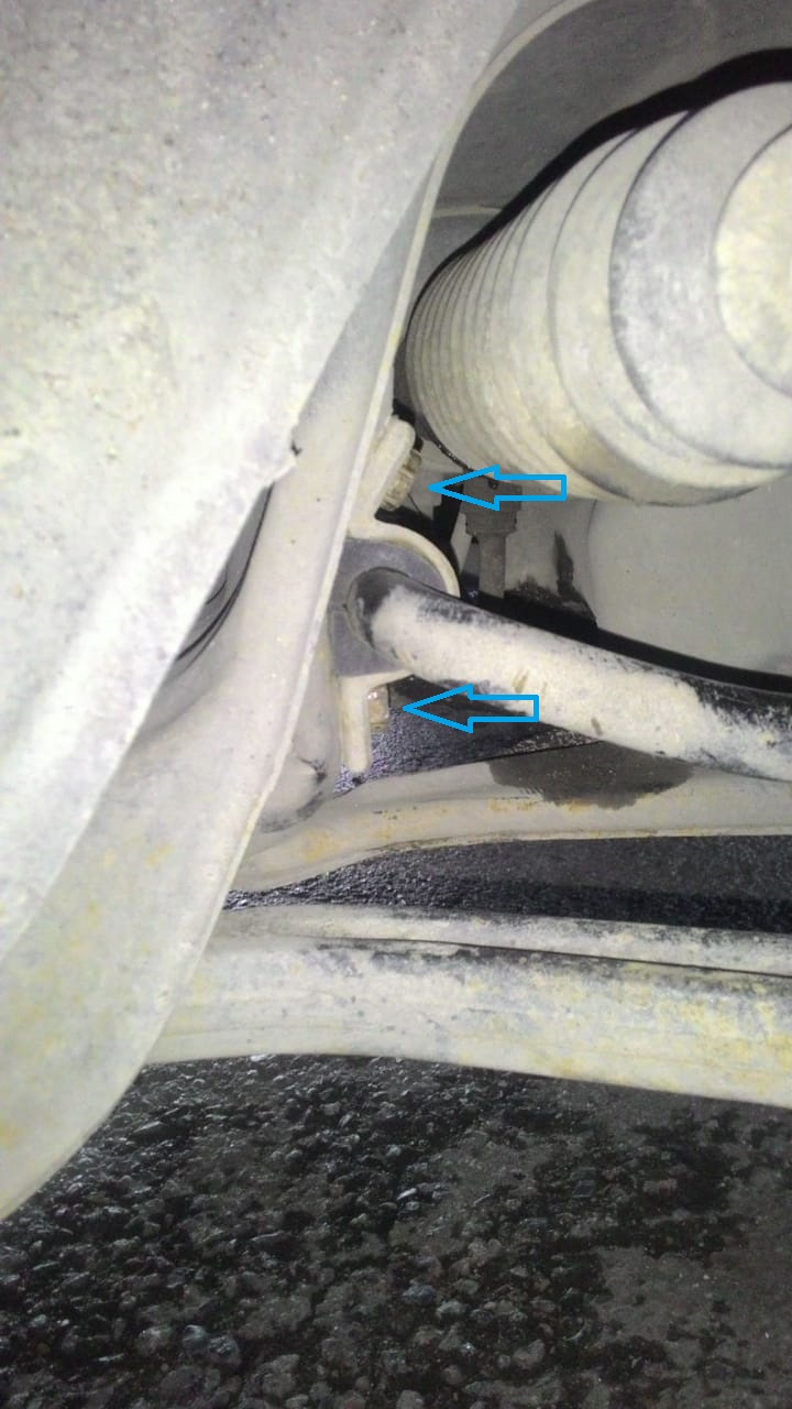 Замена пыльника амортизатора, втулки стабилизаторов и стойки ...