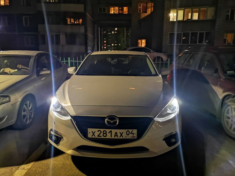 Замена ламп передних габаритных огней+ замена лампочек освещения салона ...