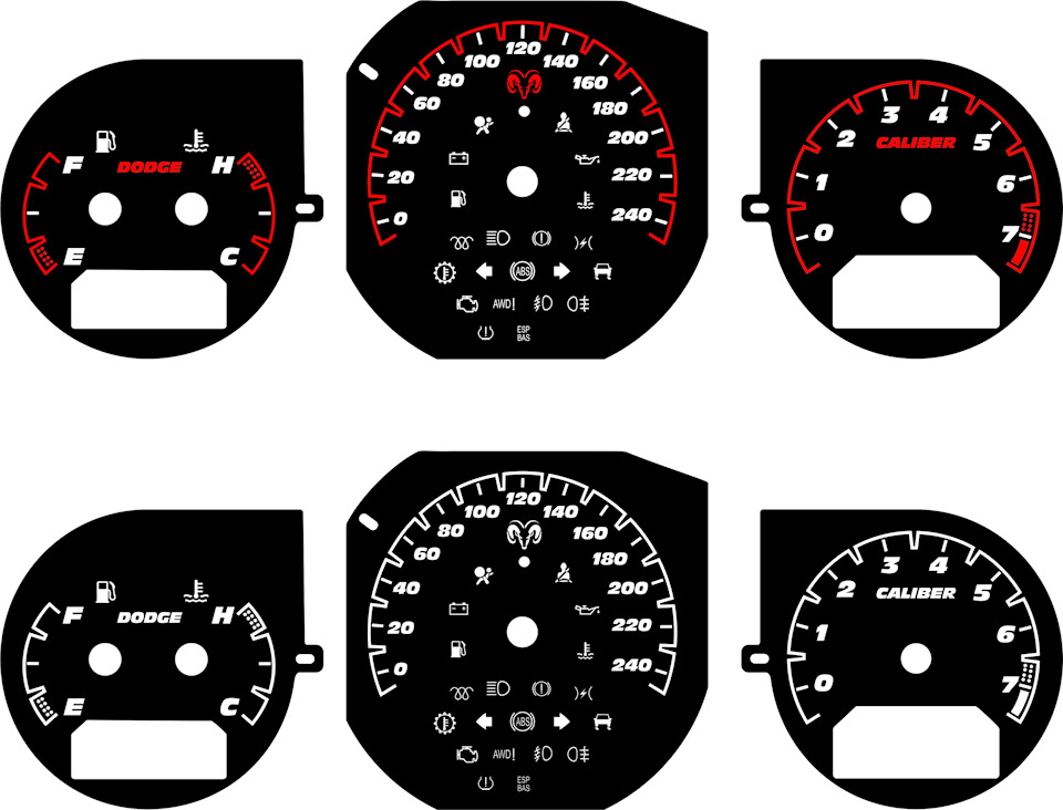Обозначение значков на панели приборов додж калибер