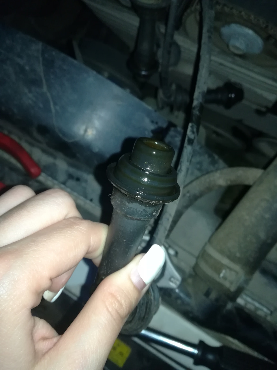 Была произведена замена свечей и брони проводов) — Toyota Mark II (90 ...