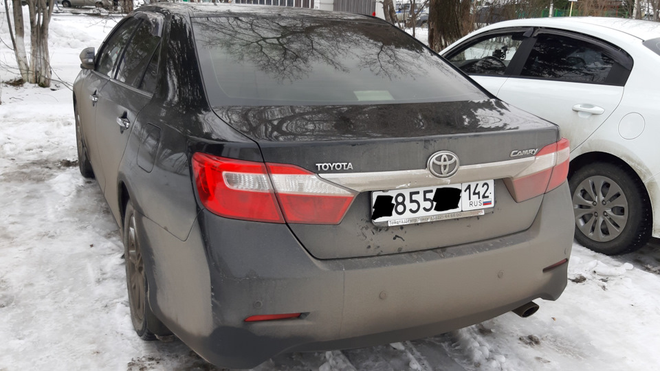 Оформление страховки и постановка на учет — Toyota Camry (XV50), 2,5 л ...